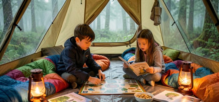 Activités camping pluie enfants : tenir trois jours sous la tente Activités camping pluie enfants : tenir trois jours sous la tente